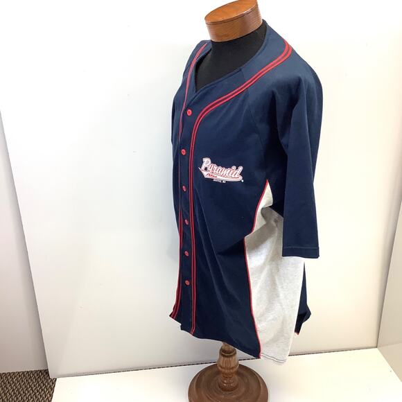 Vtg PYRAMID ALES Brewery Seattle Mariners Baseball Jersey Safeco Field XXL - Picture 3 of 7